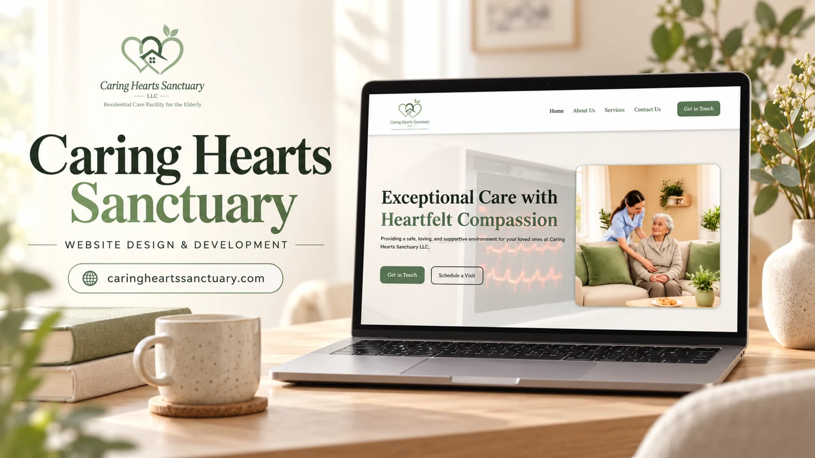 Caring Hearts Sanctuary — website project cover