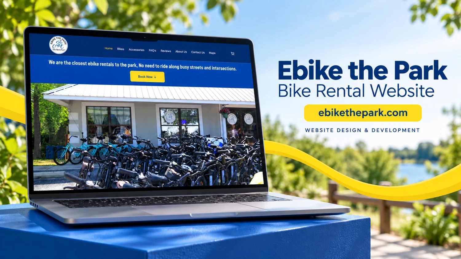 E-Bike The Park — website project cover