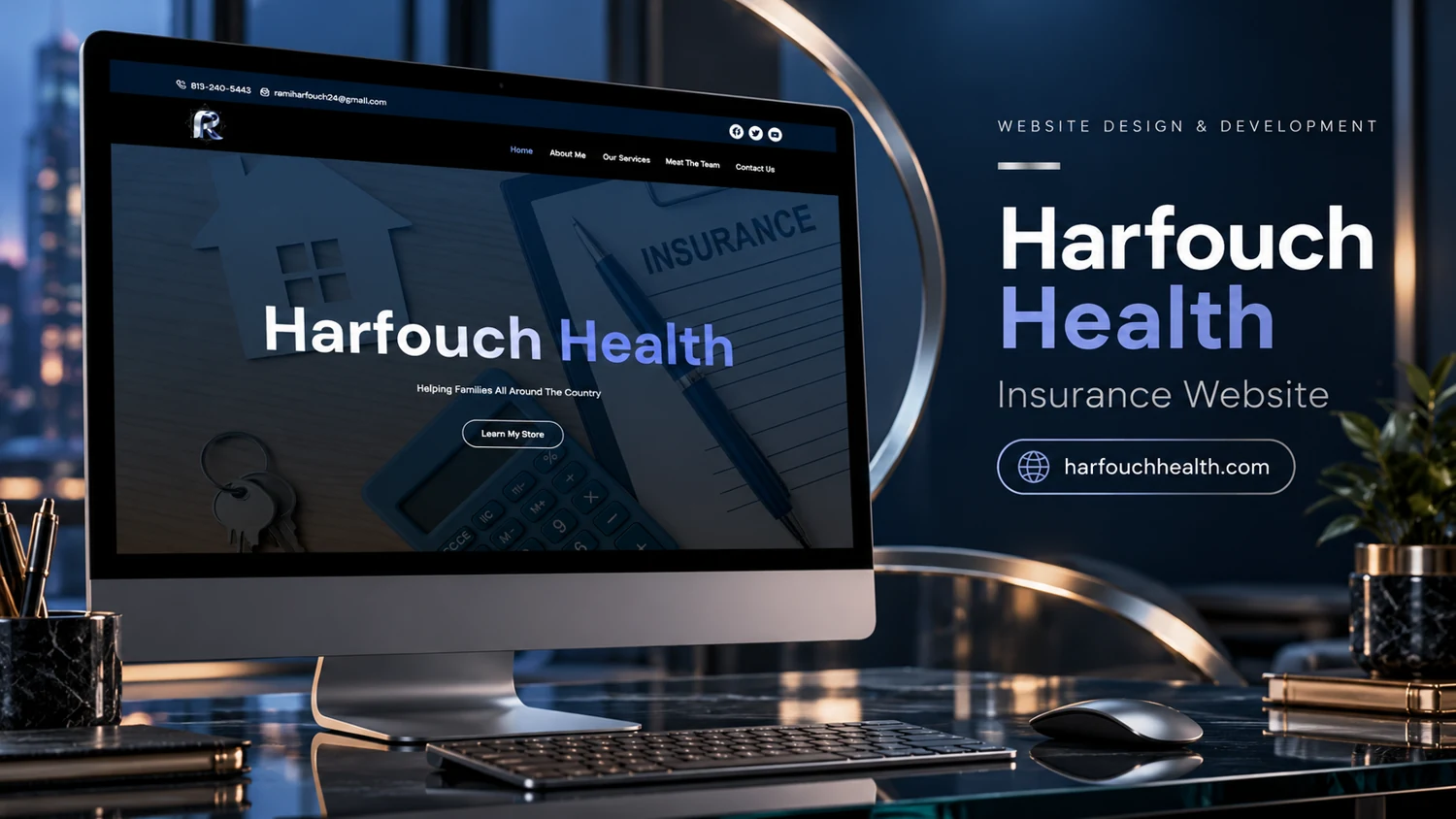 Harfouch Health — website project cover