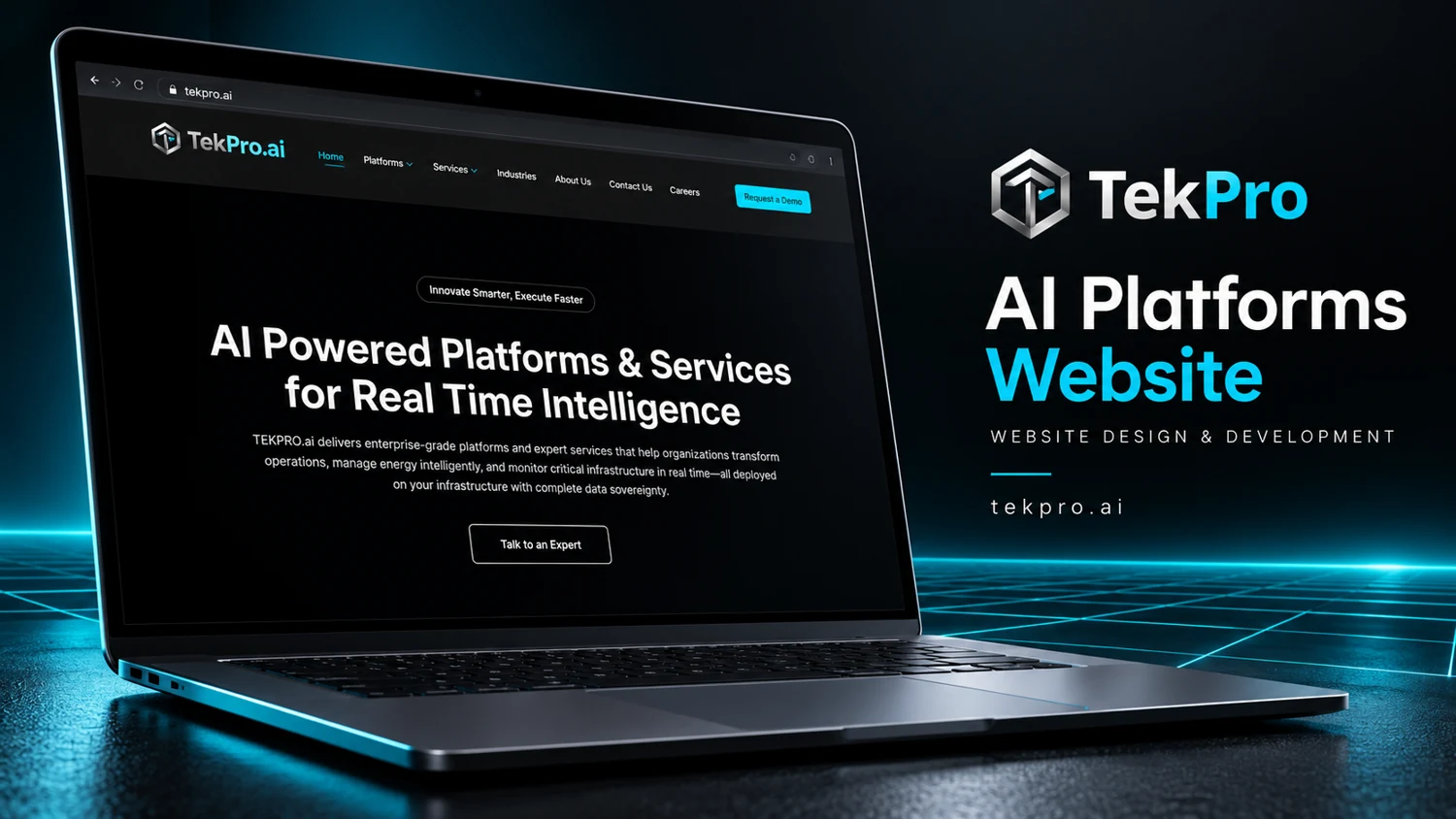 TEKPRO.ai — website project cover