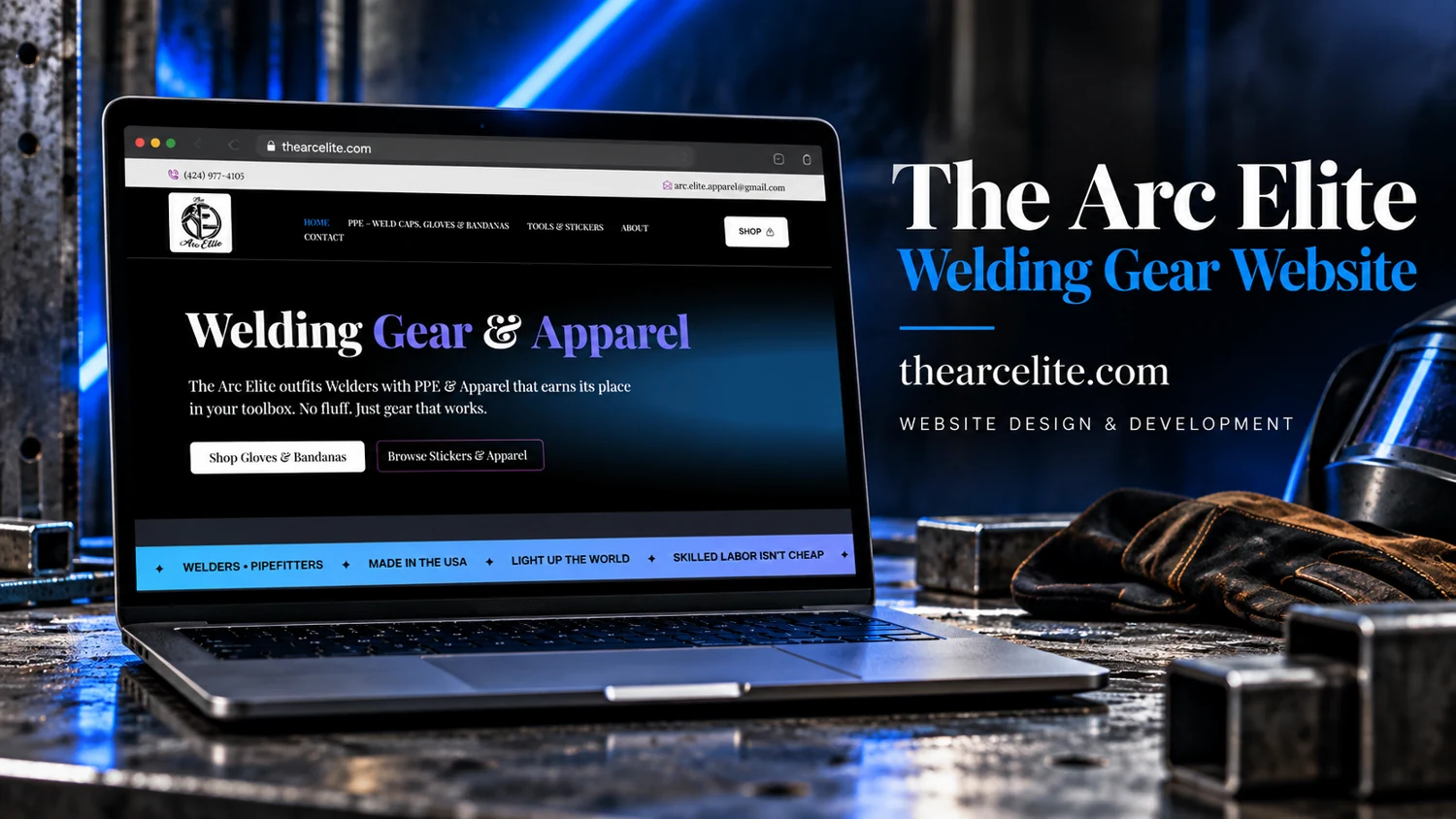 The Arc Elite — website project cover