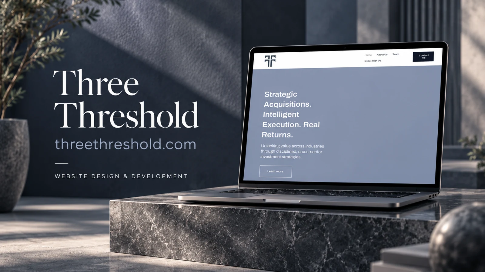 Three Threshold Acquisitions — website project cover