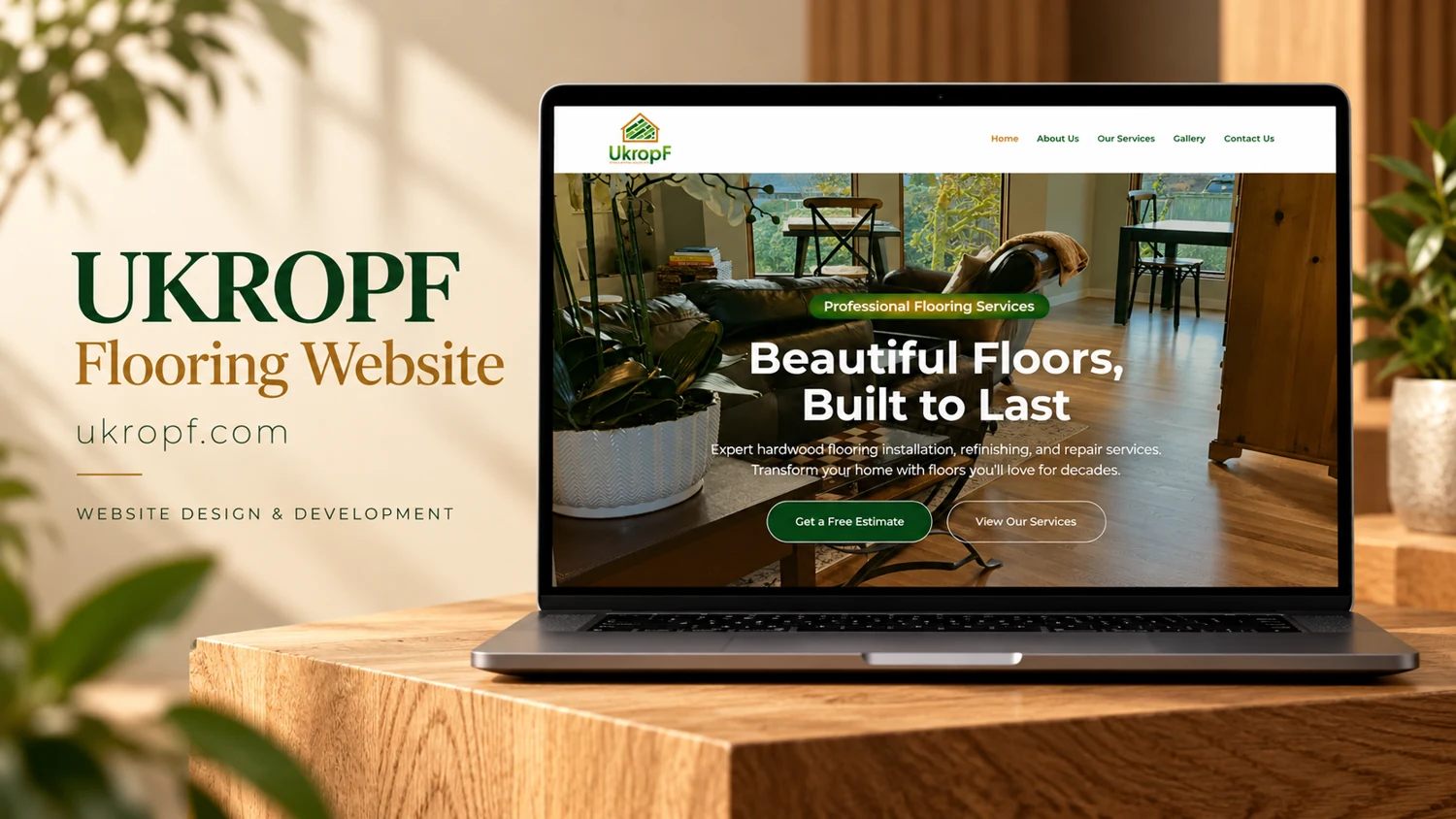 UKROPF — website project cover