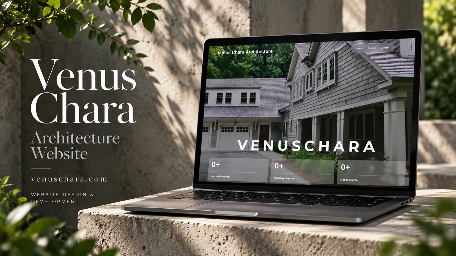 Venus Chara — website project cover