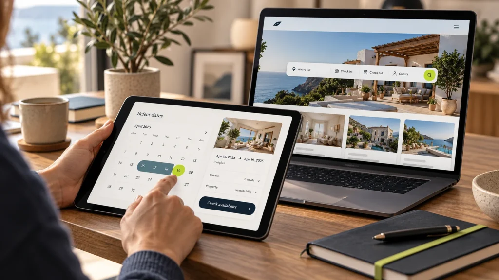 Booking & Rental Website Development — Siteorix service