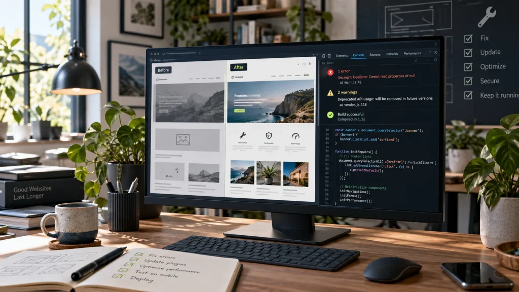 WordPress Website Repair & Bug Fixes — Siteorix service